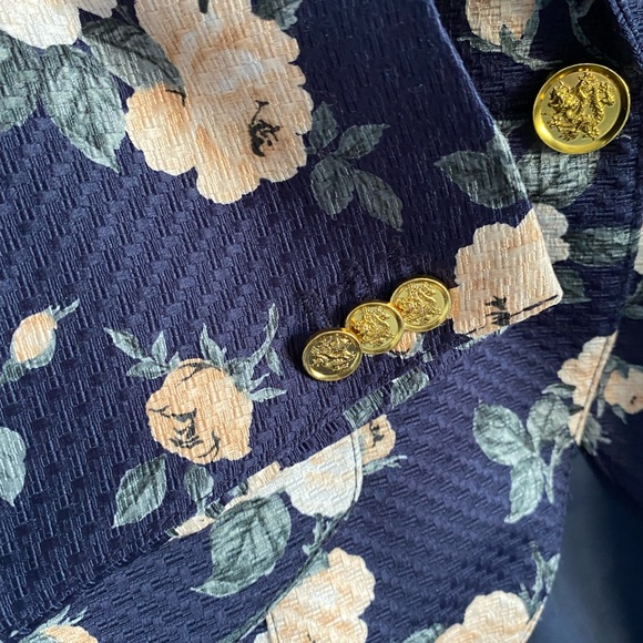 Smythe Floral Navy Blazer - Picture 4 of 5